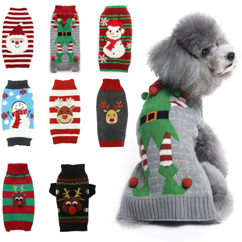 Festive Dog Sweaters for Winter Cheer!